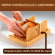 thumbnail image 3 of Cortador de Pan de Bambú de Lujo con Cuchillo para Pan, 3 of 7