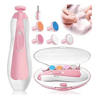 Genérica - Lima Eléctrica Corta Uñas Para Bebé Color Rosado