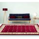 thumbnail image 2 of Alfombra decorativa United Weavers Bristol Wington, 55 x 85 cm, color burdeos, 2 of 5