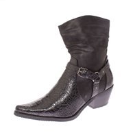 Bota Vaquera Negro Vía Franca