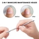 thumbnail image 4 of Empujador de Cutículas HOFASON 12,5 cm Acero Inoxidable - Pack de 2, 4 of 6