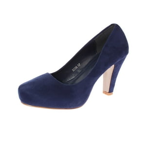 Zapato Taco Azul Vía Franca