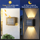 thumbnail image 4 of Lámpara Solar Led Exterior Muro Doble 10 Luces Cálida, 4 of 7