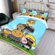 thumbnail image 3 of Amigos Kakao Conjunto de sábanas temático, trío de piezas, cómodo y amigable con la piel, diseño único, regalo de decoración para el hogar para familiares, amigos y fans, 90 cm * 190 cm, 3 of 6