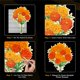 thumbnail image 4 of Kit de Arte Poke Unwynd Ramo de Flores de Caléndula 600+ Piezas, 4 of 8