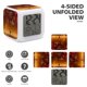 thumbnail image 3 of Nivel Secreto theme 7 colors Alarm Clock Digital LED Alarm Clock Gifts for kids friends family, 3 of 6