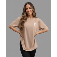 Flix Spa - Polera Mujer Oversize Manga Corta Pre Lavado