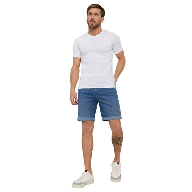 Bermuda Hombre Celeste Denim Corona