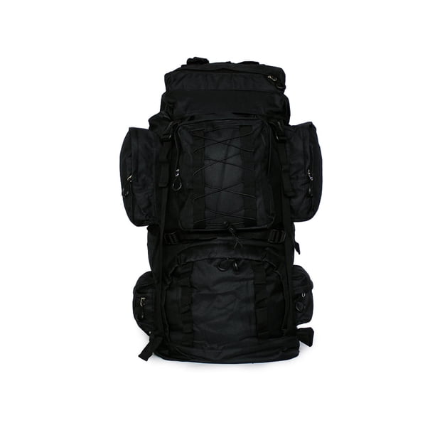 Mochila Camping Trekking 80L con 7 Compartimientos y Ajuste de Pecho y Cintura