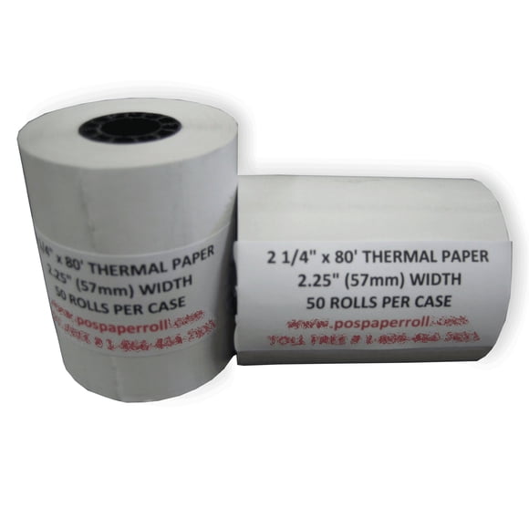 Papel Térmico PosPaperRoll 57 mm x 24 m (50 rollos)