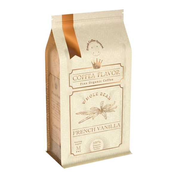 Café en grano orgánico sabor French Vanilla COFFEA FLAVOR