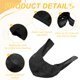 thumbnail image 3 of Bozal para Gato Uxcell, Malla Transpirable Ajustable, Circunferencia 9-10 Pulgadas, Negro, 3 of 6