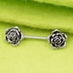 thumbnail image 2 of 1 piercing de acero quirúrgico con forma de flor de rosa para el cuerpo, protector de pezón, 2 of 7