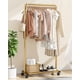 thumbnail image 3 of Perchero Sakugi Clothing con estante de malla de almacenamiento y ruedas, 3 of 3