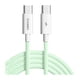 thumbnail image 1 of Cable Para Carga y Datos Para iPhone de Nylon Tipo C Kbod Cbo15c 1m Verde, 1 of 5