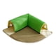 thumbnail image 3 of Cama Túnel para Gatos, Juguete de Juego para Mascotas, Cueva de Gato para el Hogar, Verde, 3 of 3