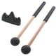 thumbnail image 4 of 2 Uds Mazo De Tambor Portátil De 8,7 Pulgadas Para Carillón Xilófono Rendimiento Yoga Negro, 4 of 5