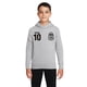 thumbnail image 1 of Buzo canguro con capucha Icon Sports Messi Argentina para niños, gris claro, 1 of 7