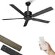 thumbnail image 1 of Ventilador de techo Obabala de 132 cm, 6 velocidades, motor DC, control remoto, 1 of 8