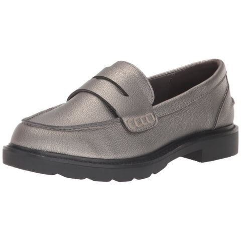 Mocasines Anne Klein Emmylou Para Mujer, Talla 7,5 M, Peltre
