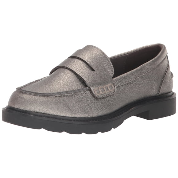 Mocasines Anne Klein Emmylou para mujer, talla 7,5 M, peltre
