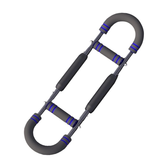 Entrenador De Brazos Ajustable Para Gimnasio, Fortalecedor De Brazos Para Tríceps, Muslos Y Bíceps, Color Azul Oscuro