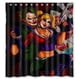 thumbnail image 1 of Cortina de ducha Joker y Harley Quinn, juego de cortina de baño con ganchos, tamaño 66 x 72 pulgadas, 1 of 3