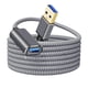 thumbnail image 3 of Cable De Extensión USB 3.0 Durable Portátil Para USB Hub Teclado USB 0.5m, 3 of 5