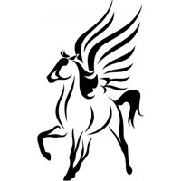 Rienda Libre Graphics - Decomural Pegasus Fairy Tale Ws-15544