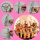 thumbnail image 3 of Soporte para brochetas Dlmlemu 16 cm, 30 unidades, acero inoxidable, 3 of 7
