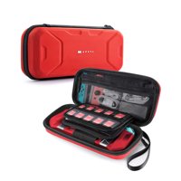 Estuche De Transporte Mumba Para Nintendo Switch Oled Y Nintendo Switch Version Plus Rojo