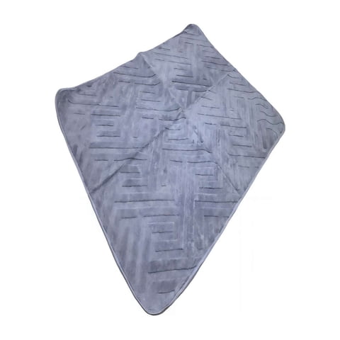 Genérico - Alfombra Decorativa Texturizada 150X200Cm Color Gris