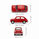 thumbnail image 2 of Auto Fiat 600 Escala 1:34:39 - Welly, 2 of 8