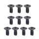 thumbnail image 2 of 10 unids 5 vías interruptor de guitarra de 3 vías tornillos fijos tuercas de reemplazo negro, 2 of 5