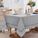 thumbnail image 5 of Mantel EHouseHome 152x366 cm Gris Plateado Impermeable, 5 of 7