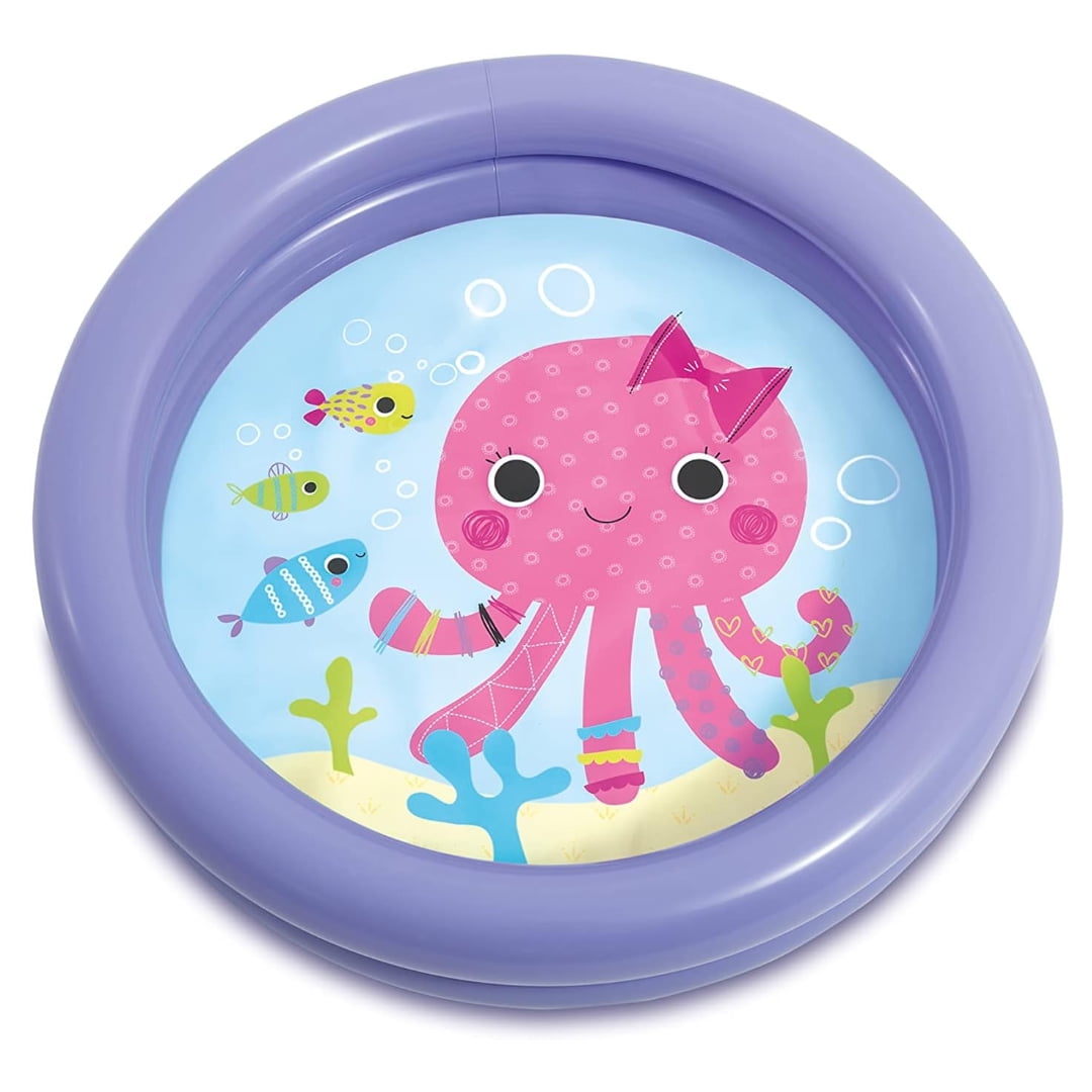 Piscina Inflable Infantil Intex Circular Para Bebés Lila
