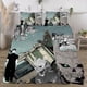 thumbnail image 2 of Kaiju No.8 Face on print Soft Bed Set Lightweight 3 Pieces Bedding Sets for All Season Comforter Set Easy Care, 2 of 5