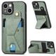 thumbnail image 1 of Funda Resistente para iPhone 14 Plus con Tarjetero y Soporte, Diseño Magnético Verde, 1 of 5