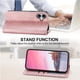 thumbnail image 5 of Funda Flip FOXDOCK para iPhone 17 , Estilo Billetera con Diseño Rombo, Correa de Mano y Soporte, Uso Diario, 5 of 6