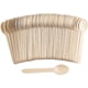 thumbnail image 1 of Cucharas de madera desechables Marte, 100 piezas, 6 pulgadas, 100 % naturales, de grado alimenticio, ecológicas, biodegradables y compostables | para manualidades, fiestas, cucharas para tartas y agit, 1 of 7