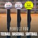 thumbnail image 3 of Camiseta de bateo de béisbol Franklin Sports MLB Total Tee negra, 3 of 8