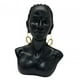 thumbnail image 4 of Estatua De Mujer Africana, Obra De Arte, Figura De Busto De Se?ora, Adorno Estético Exquisito, Pelo Largo, Negro, 4 of 5
