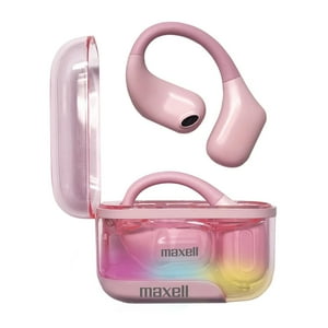 Maxell Ows Pro, Ganchos Para La Oreja Abiertos Con Bluetooth, Hasta 18 Horas De Reproducción Con Estuche