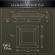 thumbnail image 4 of Post Cap Classy Caps Aluminio 4x4 Negro NSM44B, 4 of 5