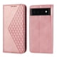 thumbnail image 1 of Funda Flip FOXDOCK para Google Pixel 6 , Estilo Billetera con Diseño Rombo, Correa de Mano y Soporte, Uso Diario, 1 of 6