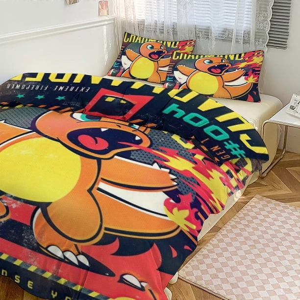 Ch_aa_nder Print Bedding Set Pattern Duvet Cove Set3 Pieces Quilt Cover And Pillowcases for Women Men Teens choose from