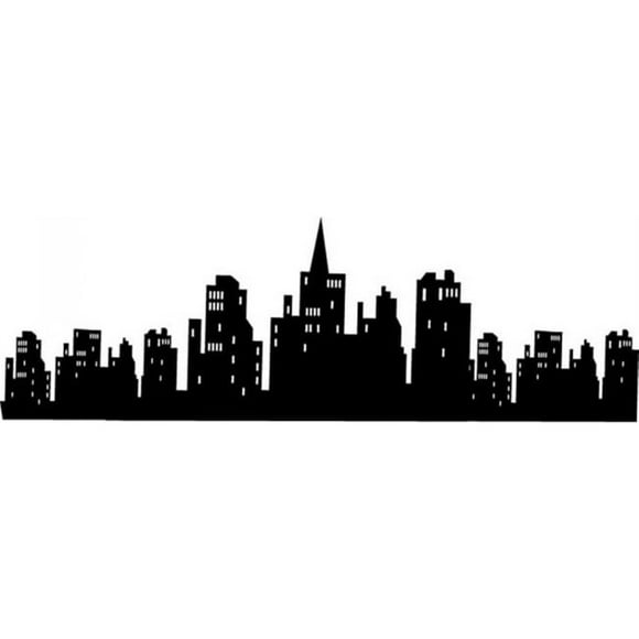 Decomural Sky Scraper City Skyline Cityscape WS-15845