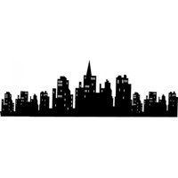 Rienda Libre Graphics - Decomural Sky Scraper City Skyline Cityscape Ws-15845