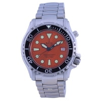 Reloj Ratio Freediver Helium Safe 1000M Orange Dial Stainless Steel Automatic 1066Ke26-33Va-Org Men'S Watch