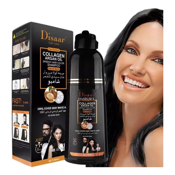 Shampoo Tinte Cubre Canas Negro